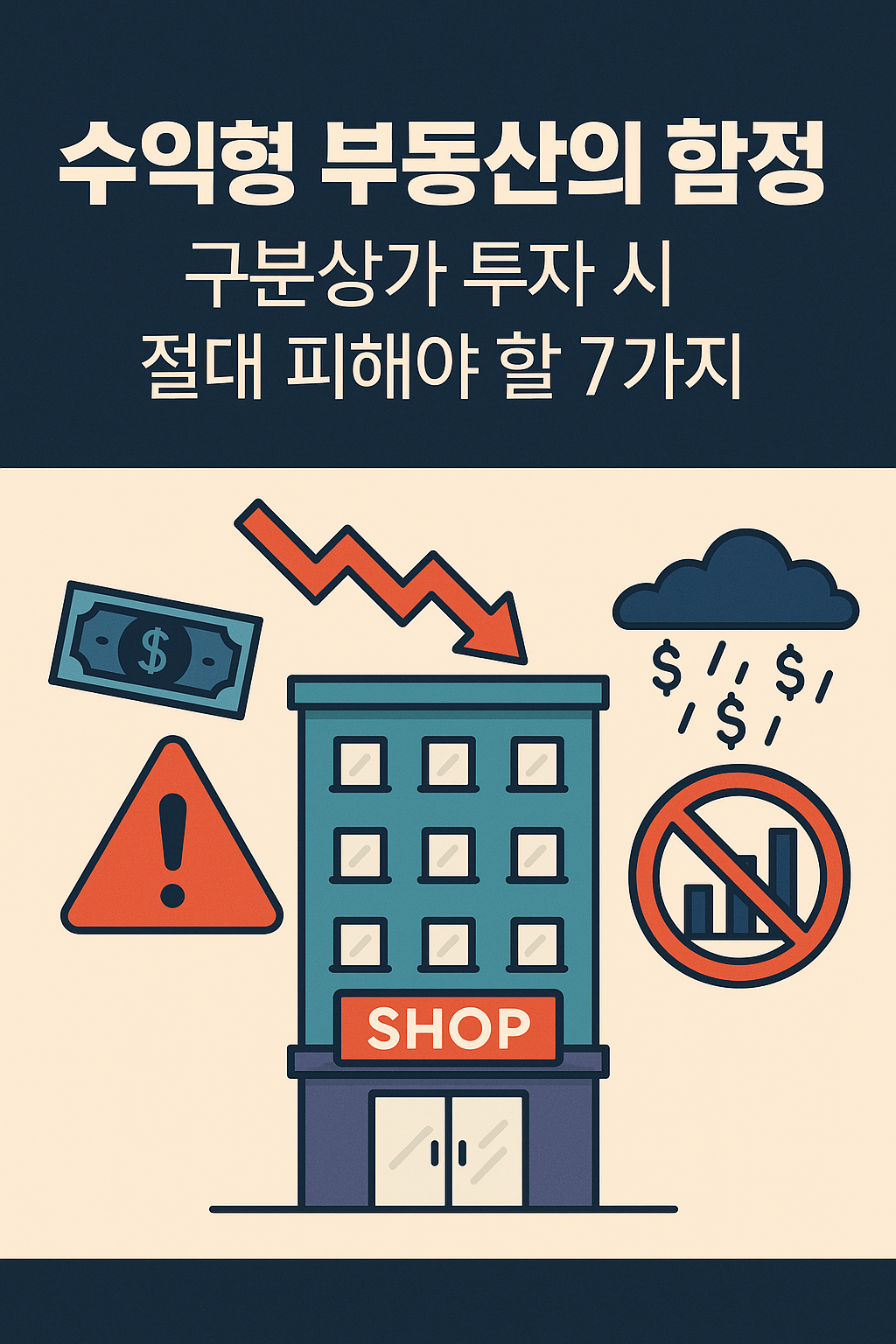 수익형 부동산의 함정: 구분상가 투자 시 절대 피해야 할 7가지