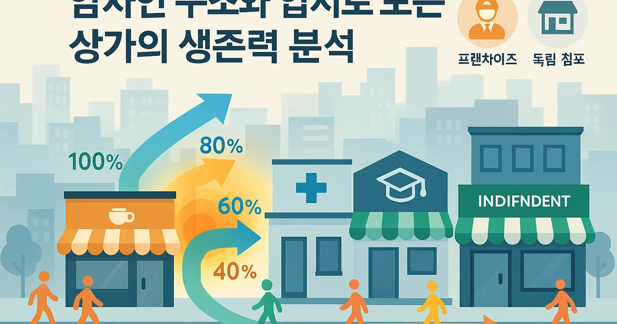 임차인 구조와 입지로 보는 상가의 생존력 분석